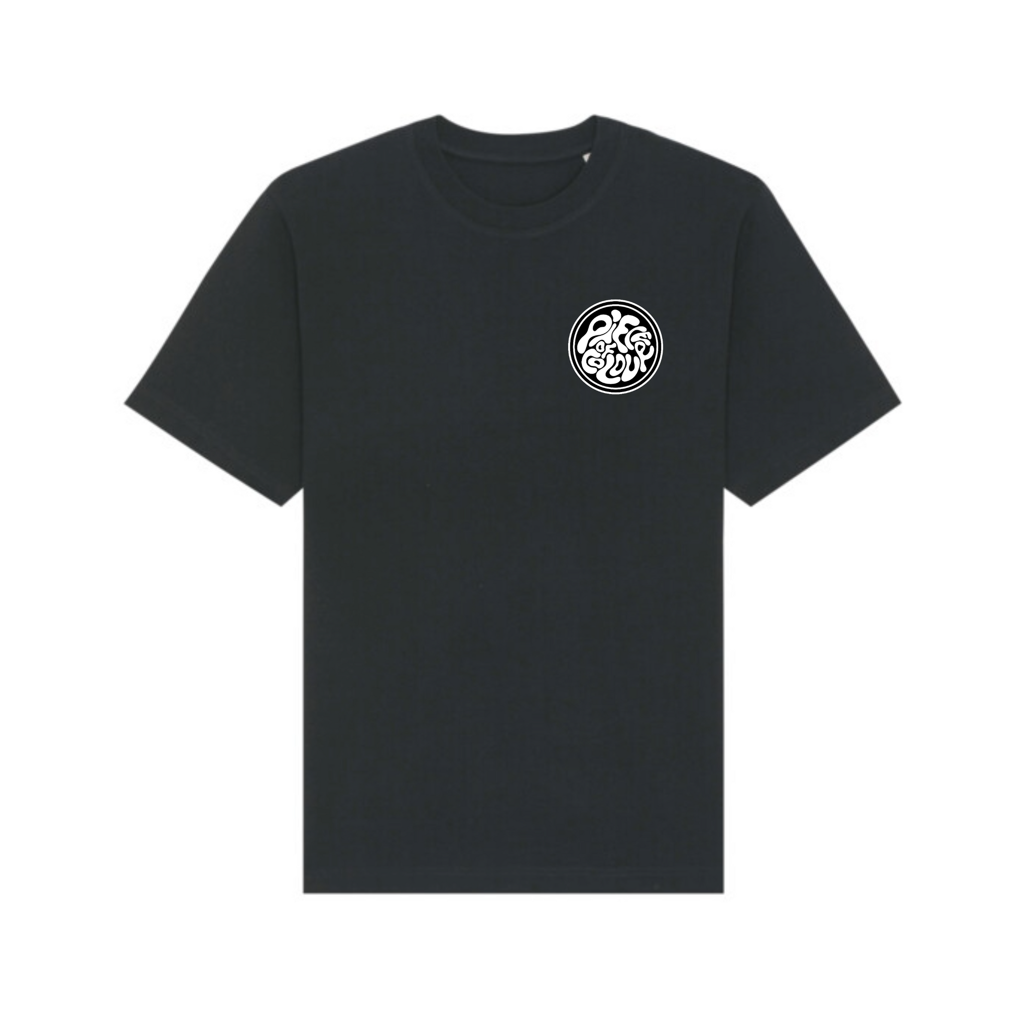 Piece of Colour Logo T-Shirt - Black